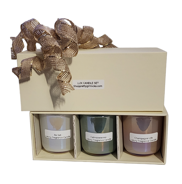 Lux Fragrance Candle Set