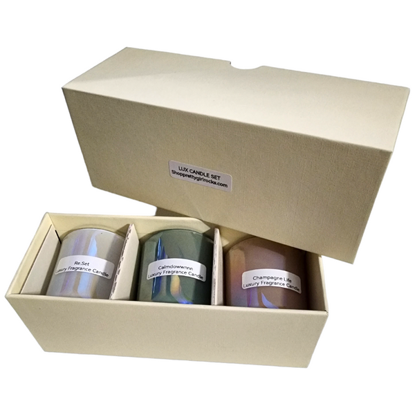 Lux Fragrance Candle Set