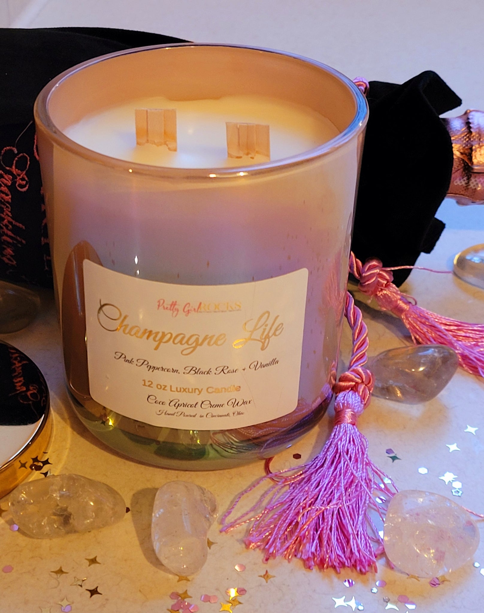 Champange Life Luxury Candle